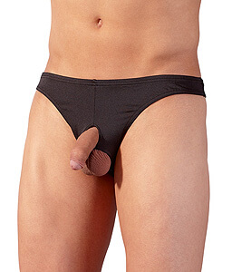 Black erection briefs Svenjoyment String Rio M