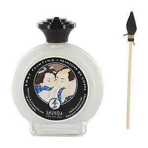 Body painting with vanilla flavor Shunga Bodypainting Vanilla & Chocolate Temptation 100 ml