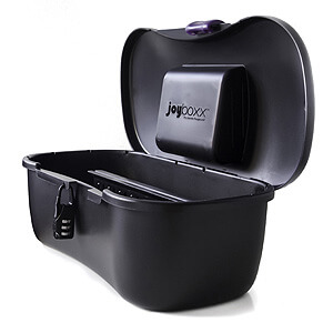 Hygienic case for erotic aids JoyBoxx Hygienic Storage System black