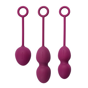 SVAKOM Nova Kegel Balls Violet set of 3 luxury balls for exercise