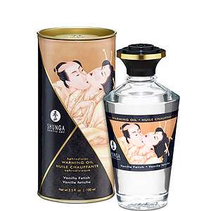 Shunga Aphrodisiac Warming Oil Vanilla Fetish 100 ml