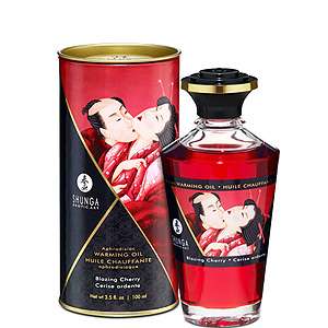 Shunga Aphrodisiac Warming Oil Blazing Cherry 100 ml