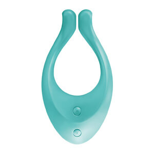 Satisfyer Partner Multifun 1 Turquoise - a multifunctional pair stimulator for both