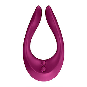 Satisfyer Partner Multifun 2 Berry - a multifunctional pair stimulator for both