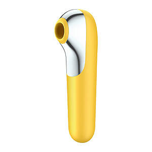 Satisfyer Dual Love Yellow, air pulse vibrator