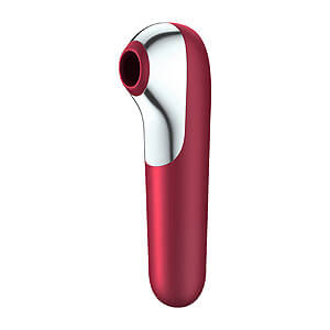 Satisfyer Dual Love Red, air pulse vibrator