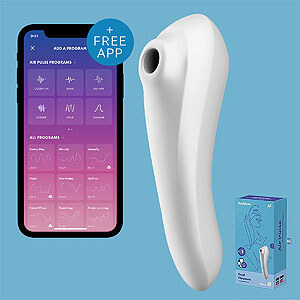 Satisfyer Dual Pleasure White, air pulse vibrator