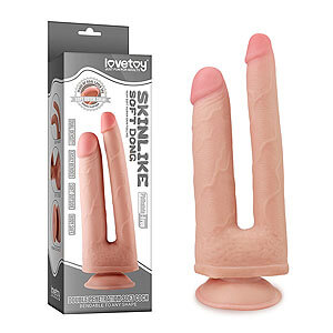 LoveToy Skinlike Double Penetration Soft Cock