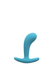 Luminous anal plug Firefly Contour Plug Small Blue