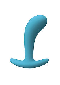 Luminous anal plug Firefly Contour Plug Large Blue