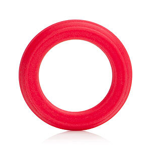 California Exotics Caesar, red silicone penis ring 3 cm