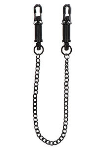 TABOOM Nipple Play Heavy Duty Adjustable Clamps (Black)