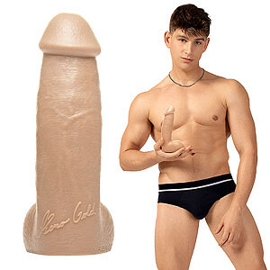 Fleshjack Boys Reno Gold Dildo (19 cm)