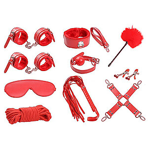 INTOYOU Bondage Set (10 pieces / Red)