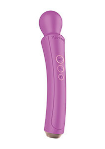 XoCoon The Curved Wand (Fuchsia), ergonomic massage vibrator