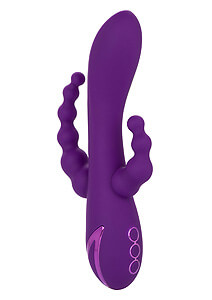 CalExotics Long Beach Bootylicious (Purple), triple stimulation vibrator