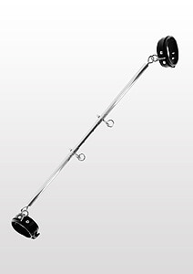 TABOOM Essentials Spreader Bar (Black), metal leg spreader bar