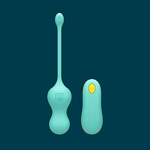 ROMP Cello (Teal), wireless vibrating egg