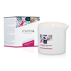 Exotic massage candle ExotiQ Massage Candle Bamboo Orchids 200g