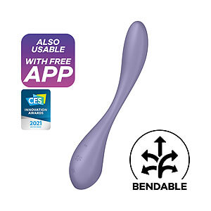 Satisfyer G-Spot Flex 5+ (Lilac), g-spot vibrator