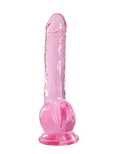 Intergalactic Luminous (Pink), sexy clear dildo