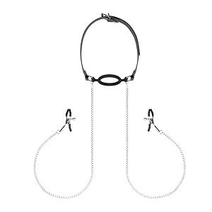 Bedroom Fantasies Nipple Clamps & O-Ring Gag