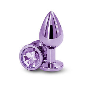 NS Novelties Rear Assets Medium (Purple), coloured anal jewellery