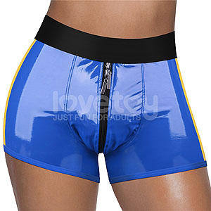 Lovetoy Ingen Chic Strap-on (Blue), unisex strapon boxer briefs