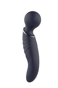 Glam Dual Wand Vibe (Blue), dual vibrator