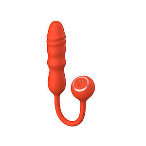 Kissen Glitz (Orange), thrusting vibrator