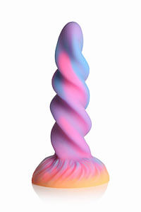 Creature Cocks Glow In The Dark Unicorn Horn, fantasy dildo