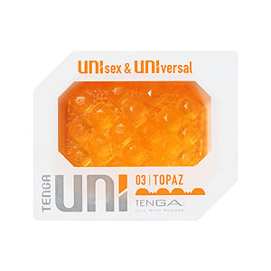 Tenga UNI Topaz, masturbator and finger sleeve