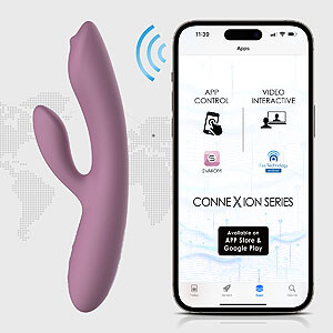 Svakom Trysta Neo APP (Romantic Rose), vaginal rabbit vibrator