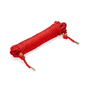 Liebe Seele Silky Cotton Shibari Rope 10m (Red), bondage rope