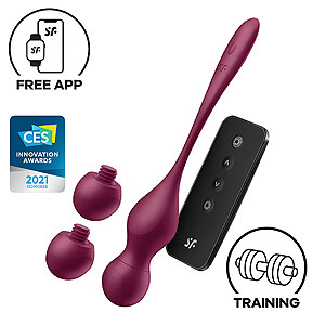 Satisfyer Love Birds Vary APP (Red), vibrating vaginal balls