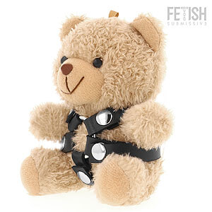 Fetish Submissive Bongo Teddy Bear, BDSM teddy bear