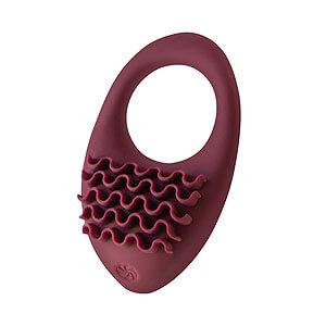 Lola Games Pure Passion Stellar (Wine red), vibrating ring for couples