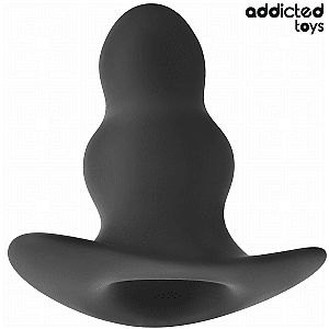 Addicted Toys Hollow Anal Plug Silicone M (9.6 cm), hollow anal plug