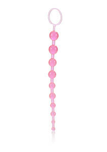 Anal beads X-10 pink - anal beads