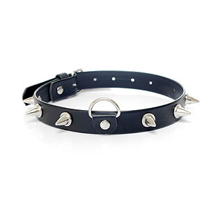 Fetish Boss Series Studs Collar, 2 cm high