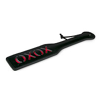 EasyToys Black Leather Paddle XOXO black leather paddle