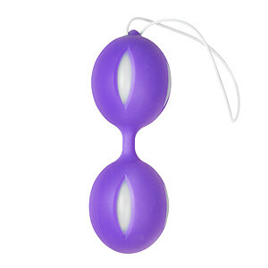 EasyToys Wiggle Duo purple vibrating venus balls