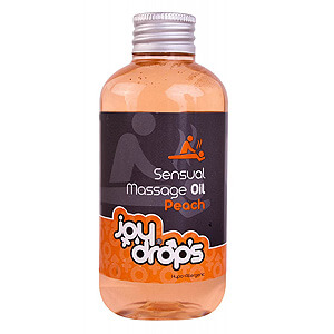 JoyDrops Sensual Massage Oil Peach 250ml passionate massage oil