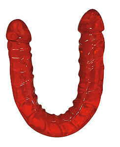 Ultra Dong double sided dildo red