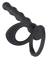 Anal plug Black Velvets Cock & Ball Ring