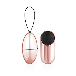 Rosy Gold NEW VIBRATING EGG - remote controlled vibrating egg rose gold