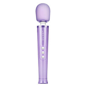 Luxury massage head Le Wand Petite metallic purple