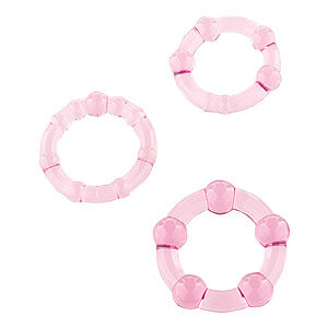 Get Hard erection rings pink