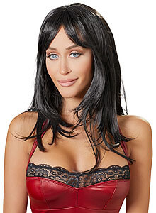 Cottelli Wig Long Black 50 cm