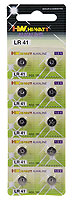 HW LR41 (1 pc), alkaline button cell battery 1.5V